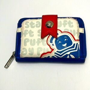 Loungefly Ghostbusters Stay Puft‎ Marshmallow Man Wallet, Navy blue